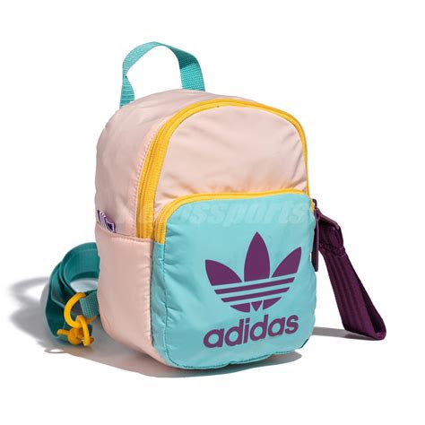 mochila adidas originals mini azul rosa